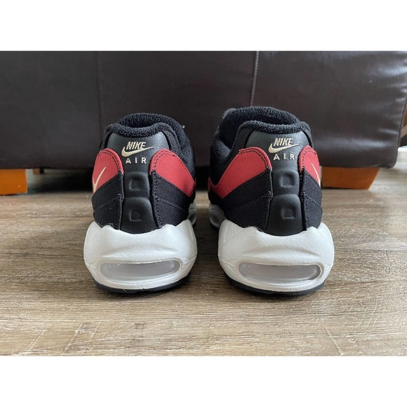 Nike Air Max 95 ID By You Black Clay Red Men’s Sz 11 DO7424-900 - Picture 4 of 7